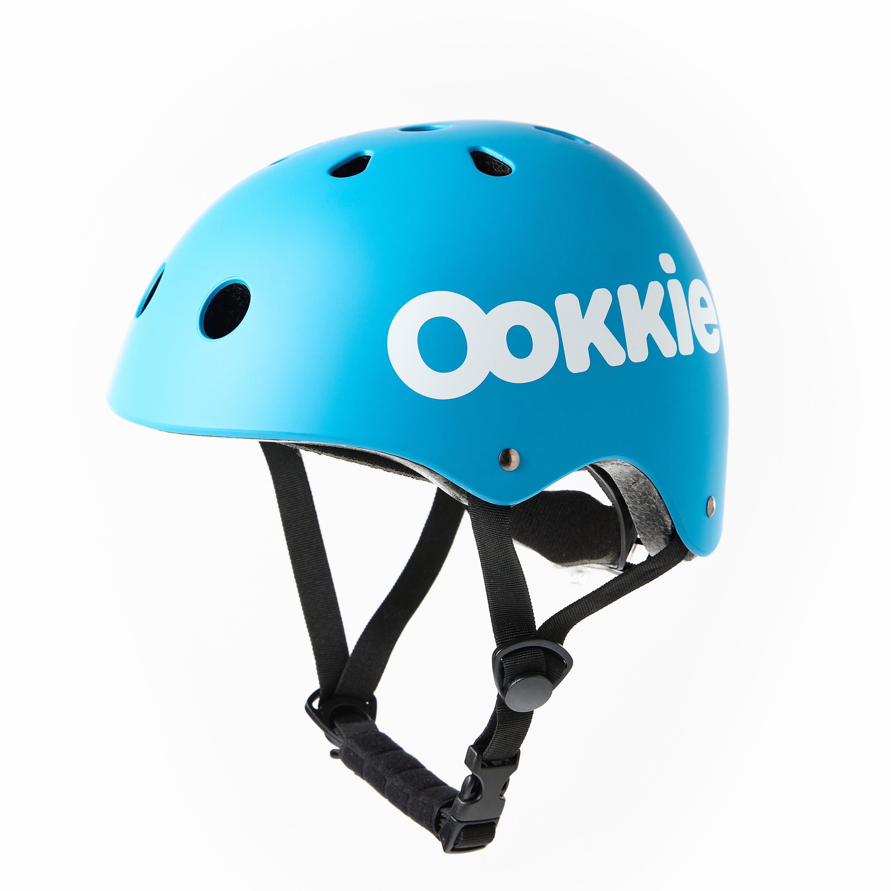 Blue store skateboard helmet