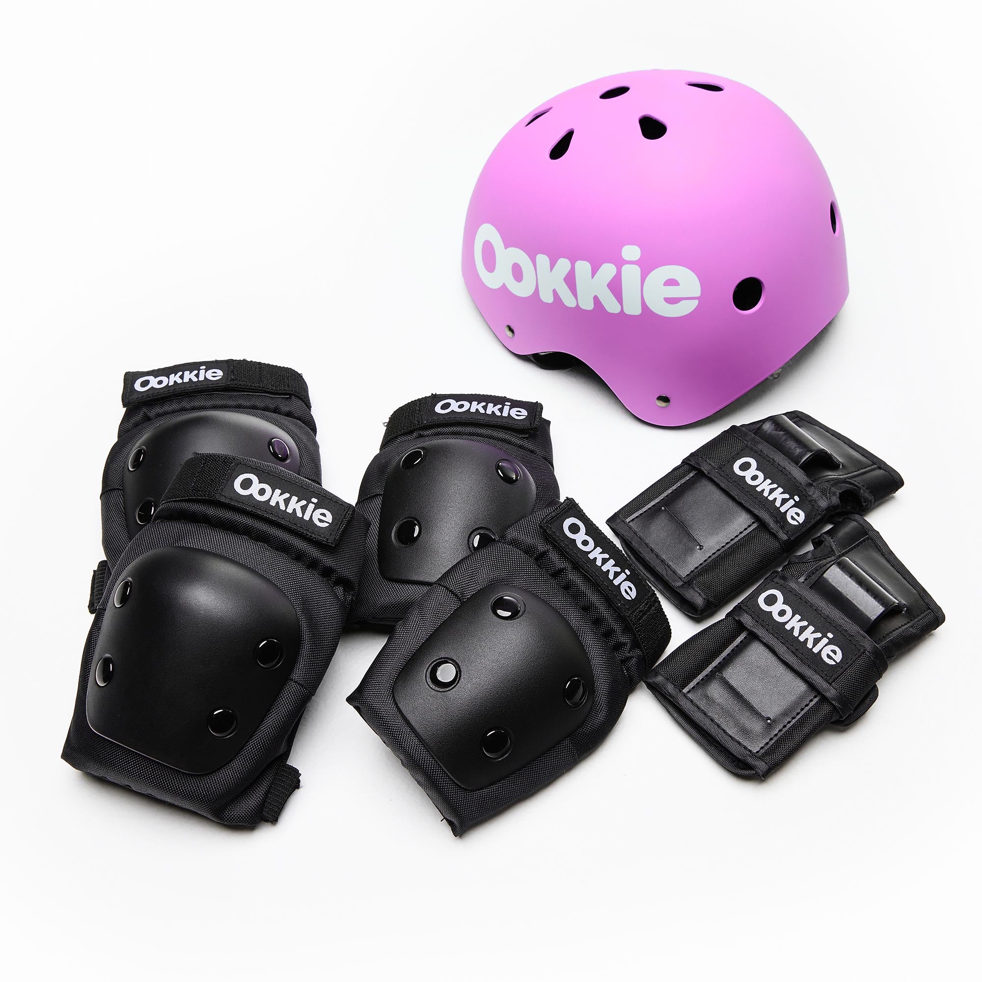 Helmet and best sale knee pads adults